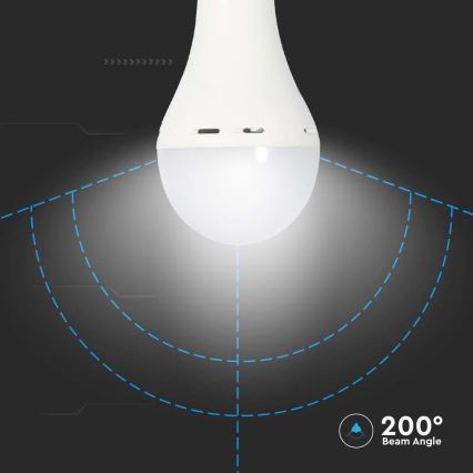 LED-Glühlampe mit Notfallmodus A70 E27/9W/230V 4000K