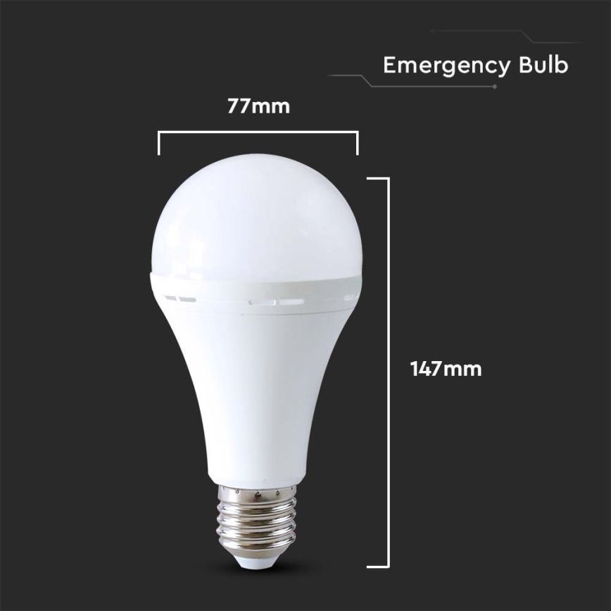 LED-Glühlampe mit Notfallmodus A80 E27/12W/230V 4000K
