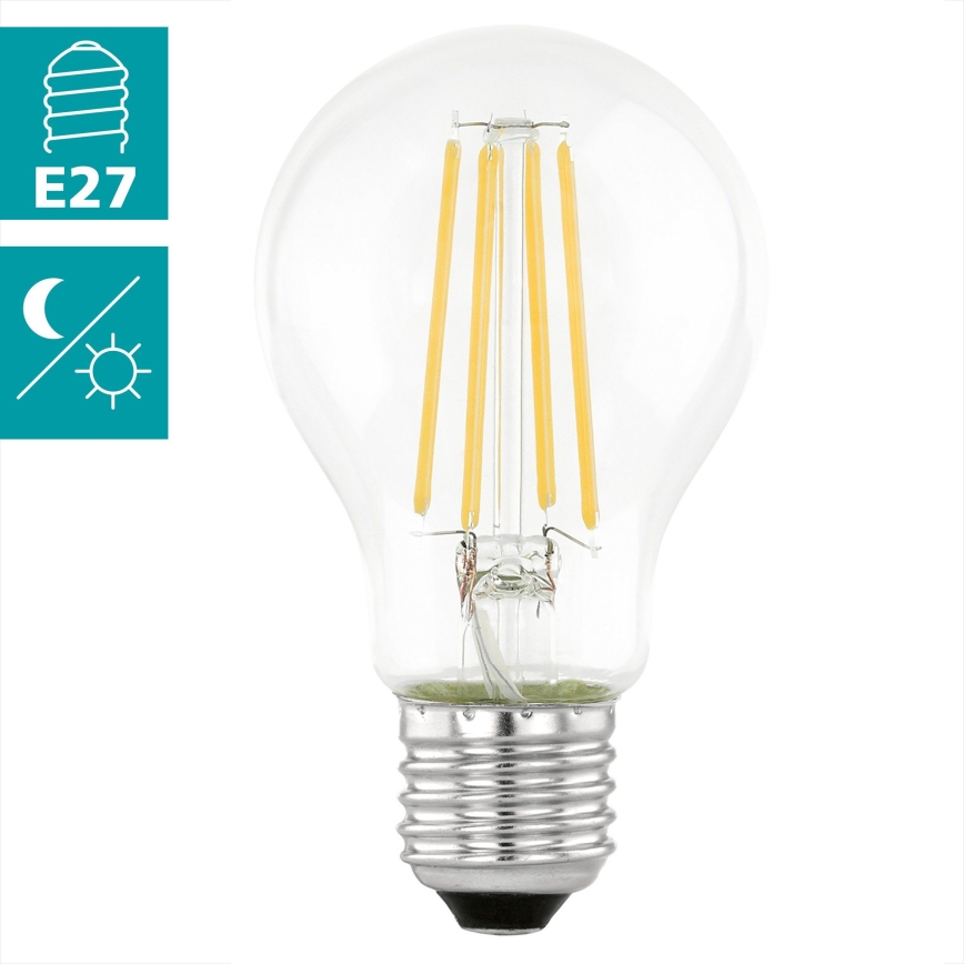 LED-Glühlampe mit Sensor VINTAGE A60 E27/6W/230V 3000K - Eglo 11886