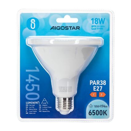 LED-Glühlampe PAR38 E27/18W/230V 6500K - Aigostar