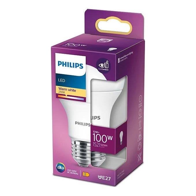 LED-Glühlampe Philips A60 E27/13W/230V 2700K