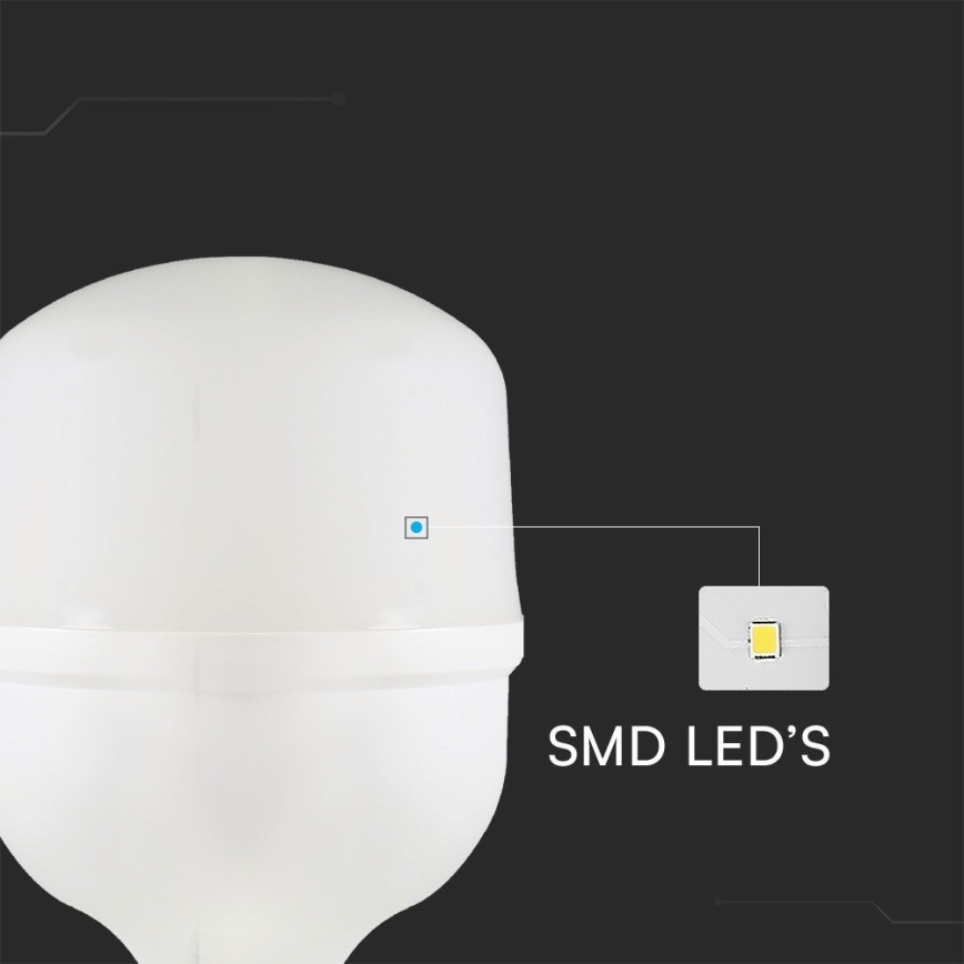 LED-Glühlampe T100 E27/30W/230V 6500K