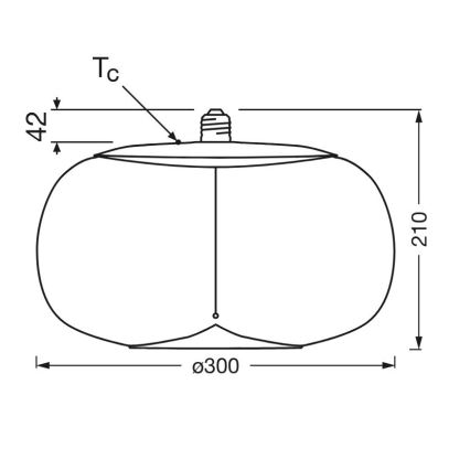 LED-Glühlampe VINTAGE FILAMENT E27/2,5W/230V 2700K - Osram