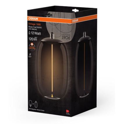 LED-Glühlampe VINTAGE FILAMENT E27/4W/230V 2700K Rauch- - Osram