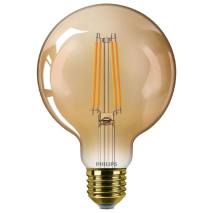 LED-Glühlampe VINTAGE Philips G95 E27/3,1W/230V 1800K