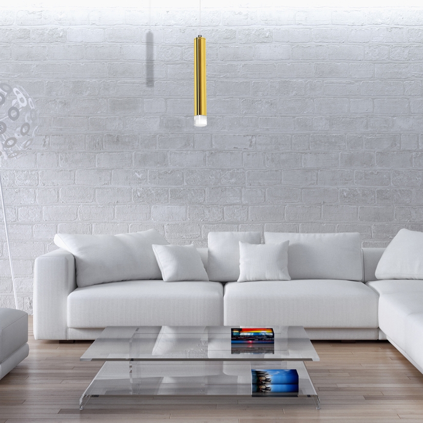 LED-Hängeleuchte an Kabel GOLDIE LED/5W/230V, goldfarben