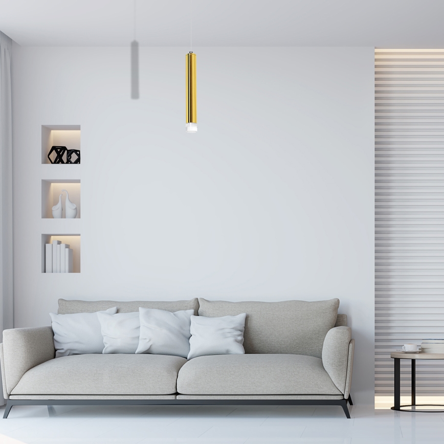 LED-Hängeleuchte an Kabel GOLDIE LED/5W/230V, goldfarben