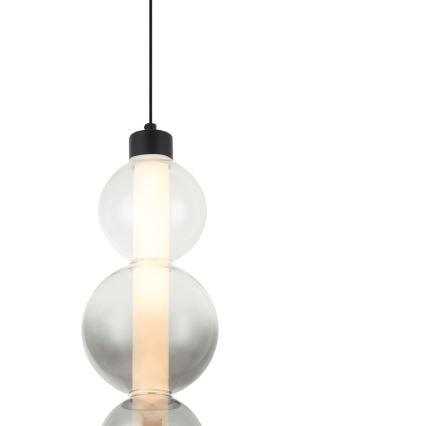 LED-Hängeleuchte an Kabel LUMMI LED/19W/230V schwarz/rauchfarben