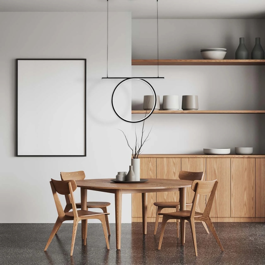 LED-Hängeleuchte an Kabel ODETTA LED/30W/230V 4000K schwarz