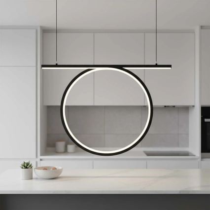 LED-Hängeleuchte an Kabel ODETTA LED/30W/230V 4000K schwarz