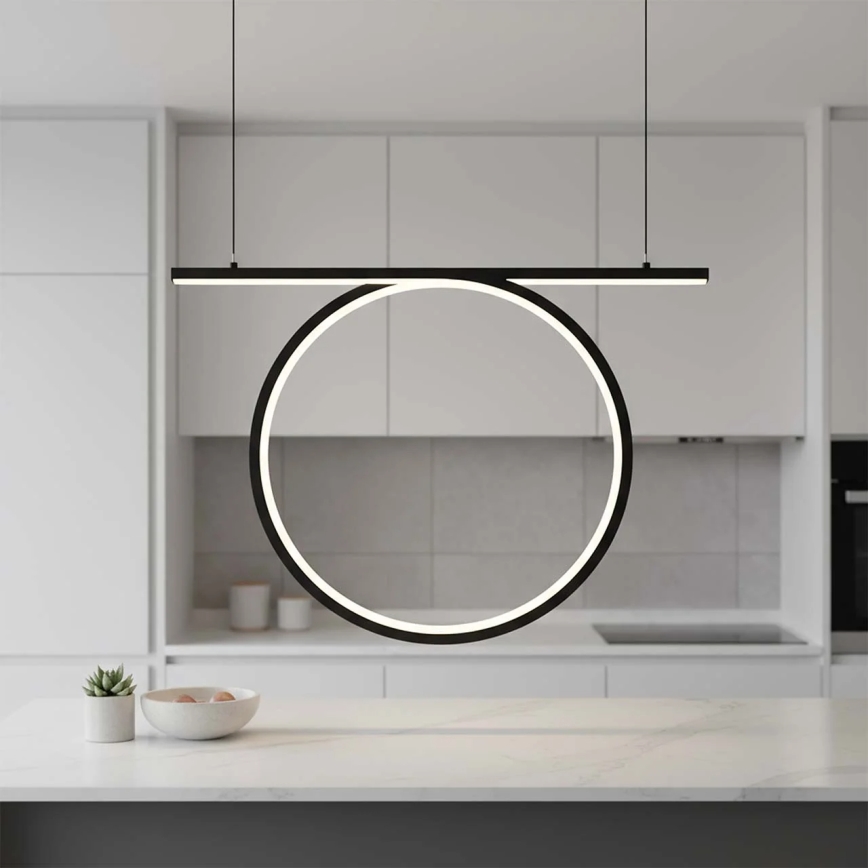 LED-Hängeleuchte an Kabel ODETTA LED/30W/230V 4000K schwarz