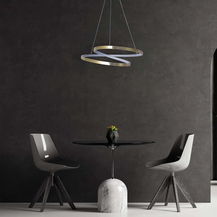 LED-Hängeleuchte an Kabel ZEFIRA LED/40W/230V 4000K Ø 50 cm gold