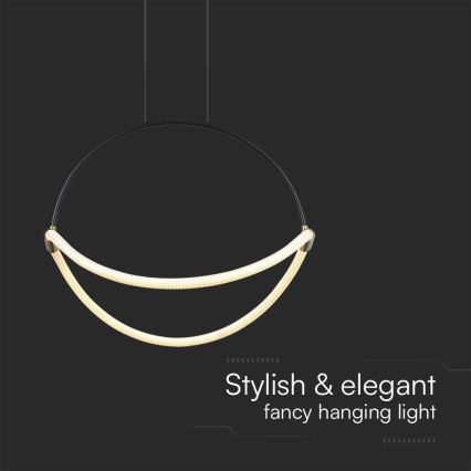 LED-Hängeleuchte an Schnur LED/16W/230V 3000K d 50 cm