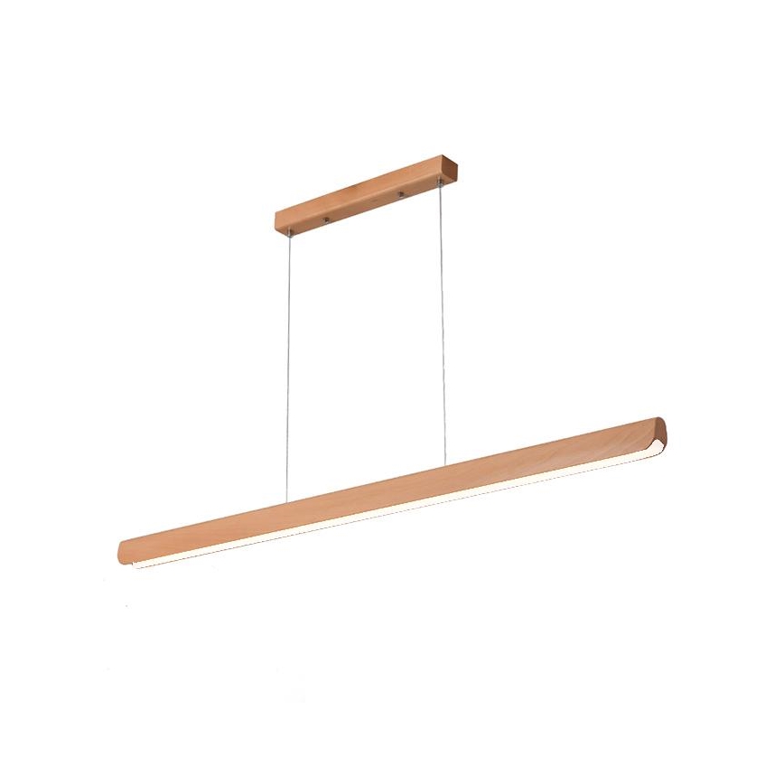 LED-Hängeleuchte an Schnur LED/22W/230V 4000K 120 cm Buche/Massivholz