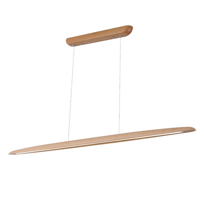 LED-Hängeleuchte an Schnur LED/26W/230V 4000K 150 cm Buche/Massivholz