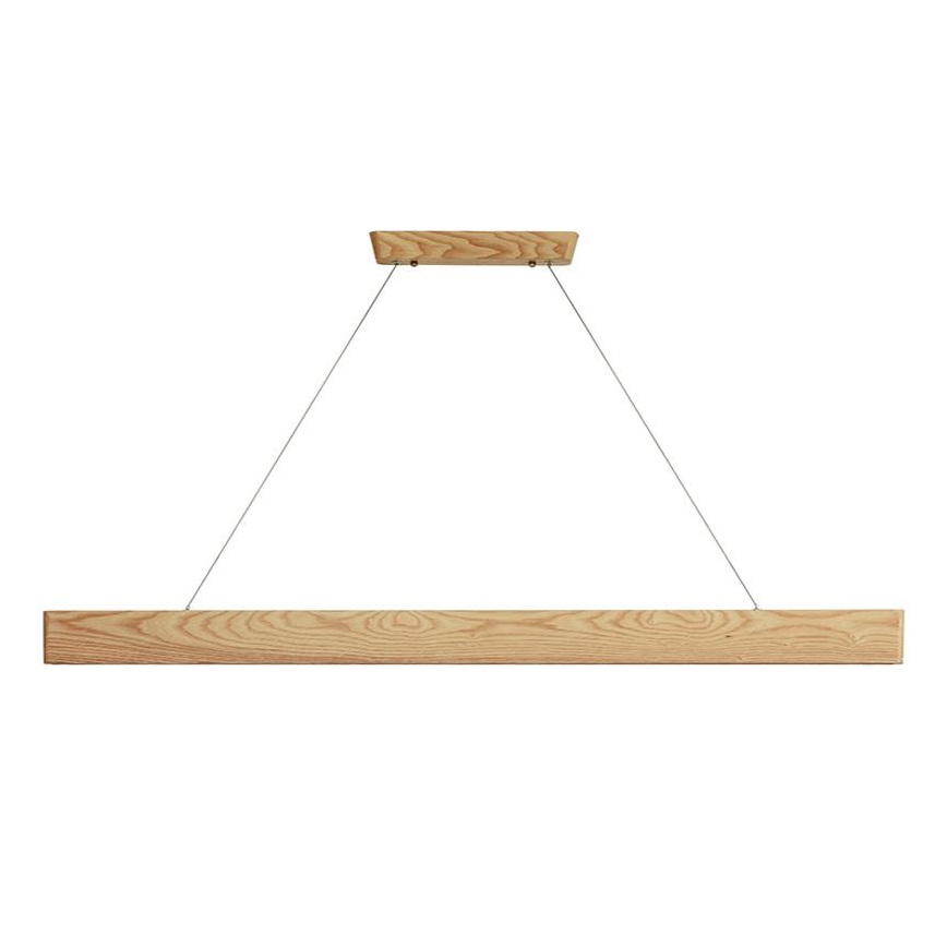 LED-Hängeleuchte an Schnur LED/26W/230V 4000K 150 cm Esche/Massivholz