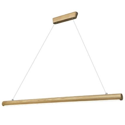 LED-Hängeleuchte an Schnur LED/26W/230V 4000K 150 cm Esche/Massivholz