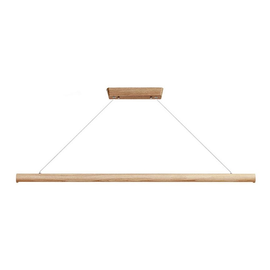 LED-Hängeleuchte an Schnur LED/26W/230V 4000K 150 cm Esche/Massivholz