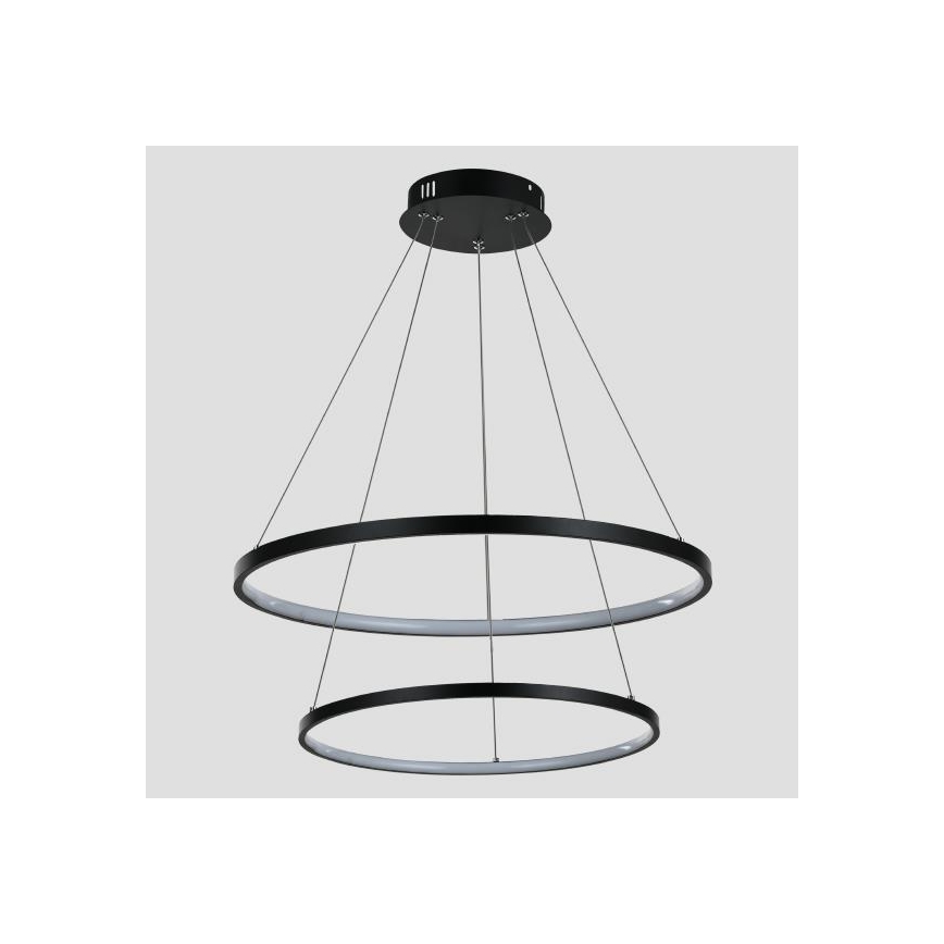 LED-Hängeleuchte an Schnur LED/37W/230V 3000K schwarz