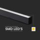 LED-Hängeleuchte an Schnur LED/40W/230V 3000/4000/6400K schwarz