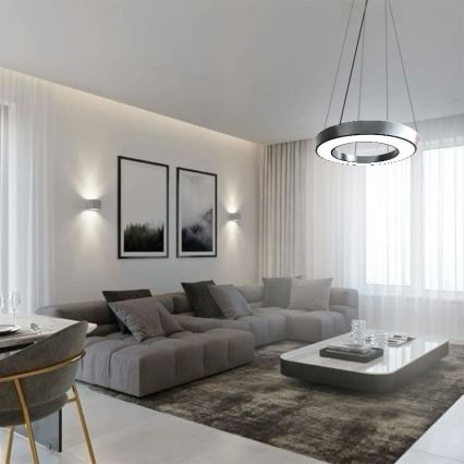 LED-Hängeleuchte an Schnur LED/40W/230V 4000K d 80 cm