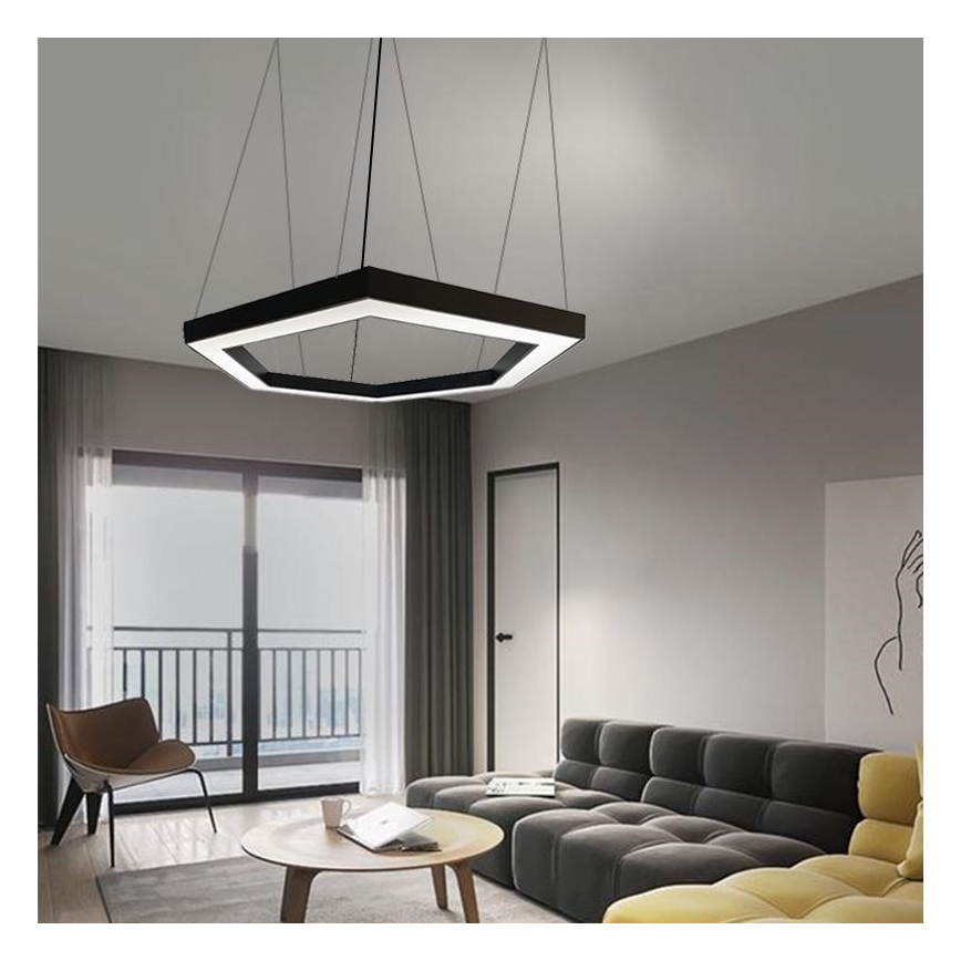 LED-Hängeleuchte an Schnur LED/60W/230V 4000K d 120 cm