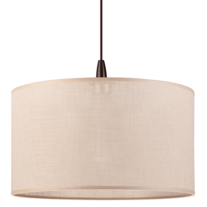LED-Hängeleuchte an Schnur NOEL 1xE27/60W/230V beige
