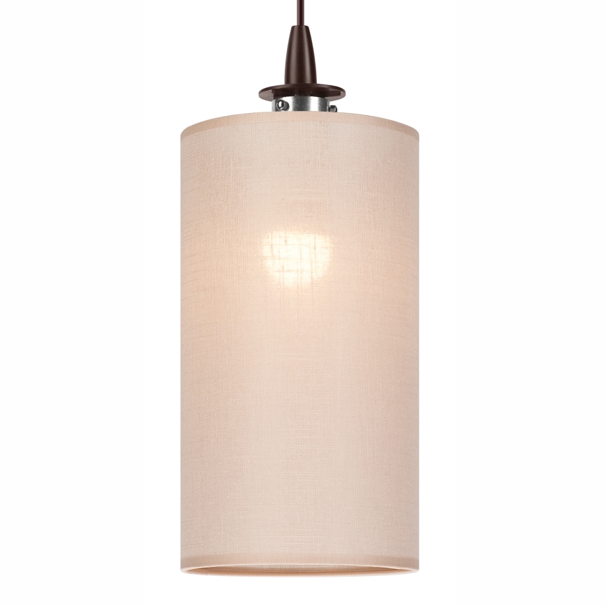 LED-Hängeleuchte an Schnur NOEL MINI 1xE27/60W/230V beige