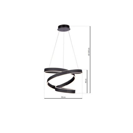 LED Hängeleuchte ANDROMEDA LED/45W/230V