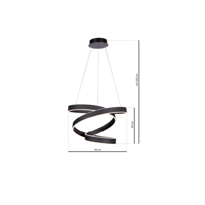 LED Hängeleuchte ANDROMEDA LED/45W/230V