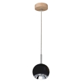 LED-Hängeleuchte BALL WOOD 1xGU10/5W/230V matte Eiche
