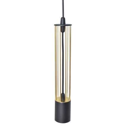 LED Hängeleuchte BARS 2xGU10/4,8W/230V schwarz/gold