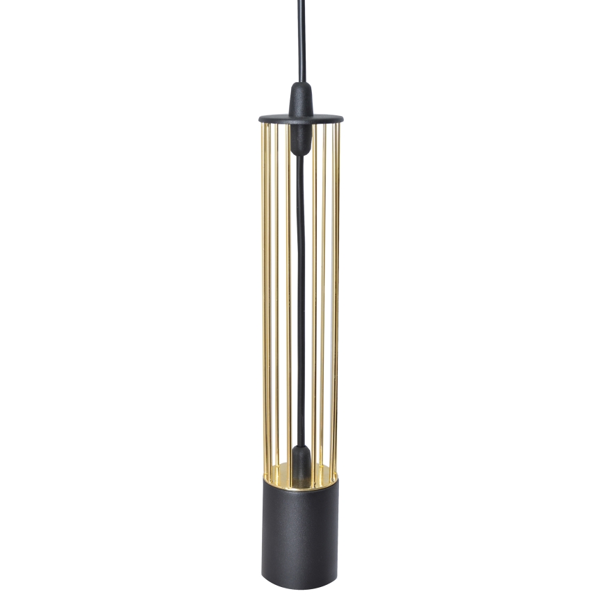 LED Hängeleuchte BARS 2xGU10/4,8W/230V schwarz/gold