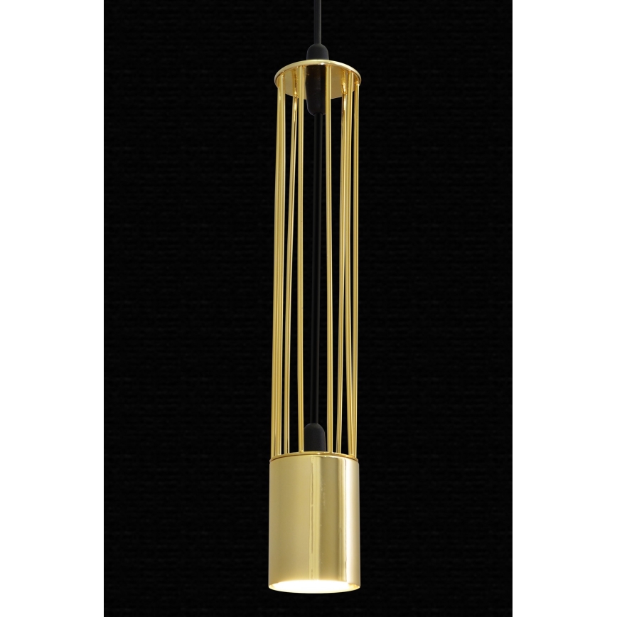 LED Hängeleuchte BARS 3xGU10/4,8W/230V gold/schwarz