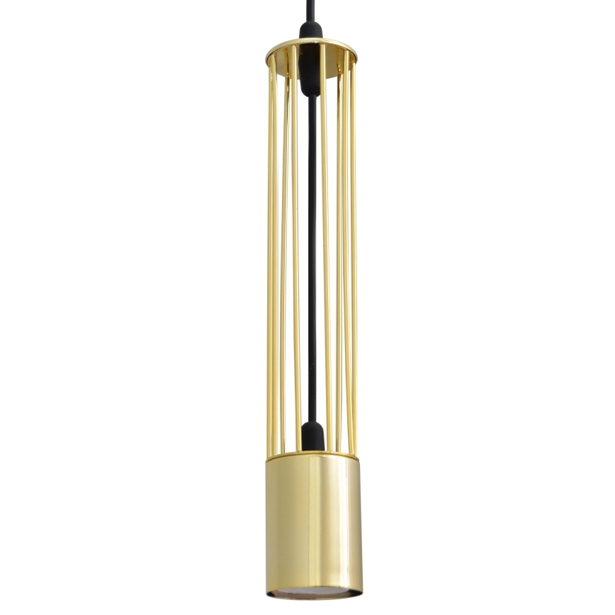 LED Hängeleuchte BARS 3xGU10/4,8W/230V gold/schwarz