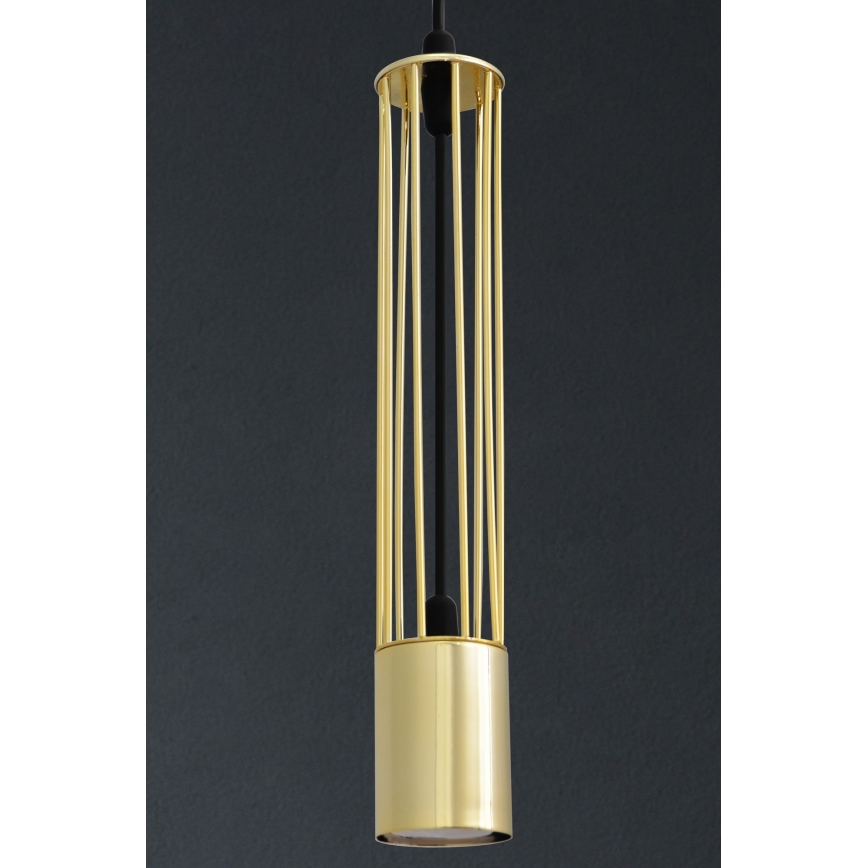 LED Hängeleuchte BARS 3xGU10/4,8W/230V gold/schwarz