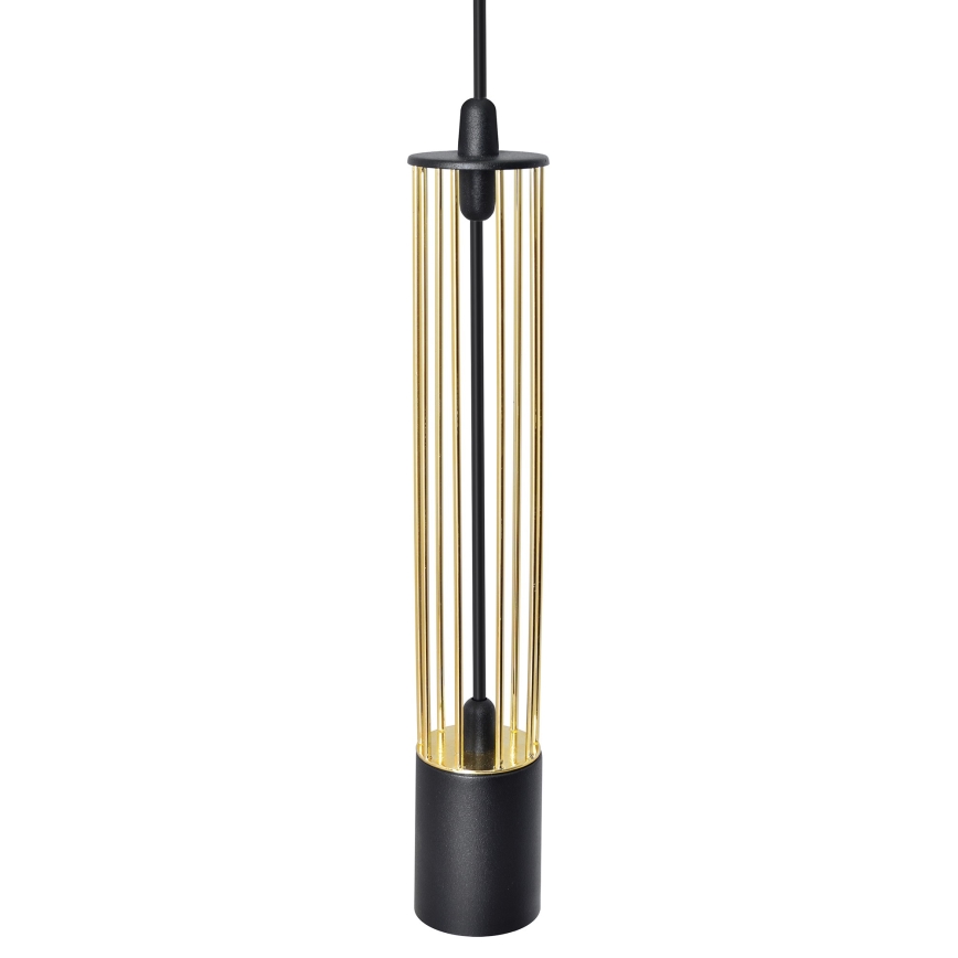 LED Hängeleuchte BARS 3xGU10/4,8W/230V schwarz/gold
