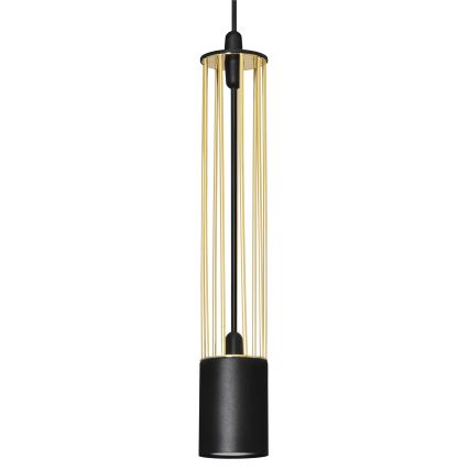 LED Hängeleuchte BARS 3xGU10/4,8W/230V schwarz/gold