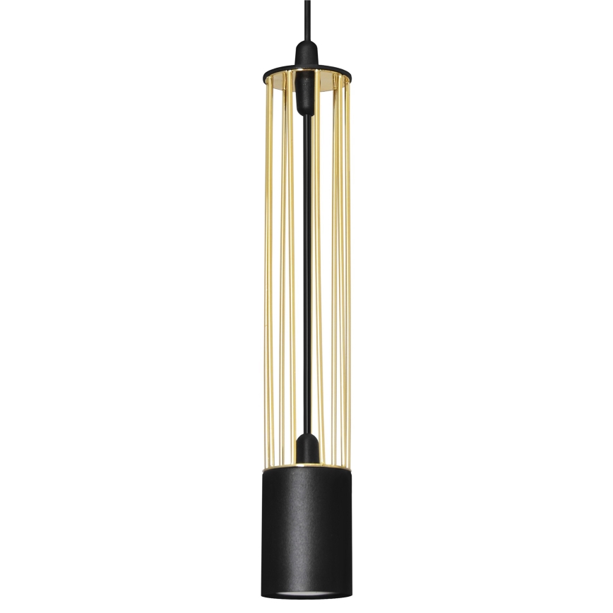LED Hängeleuchte BARS 3xGU10/4,8W/230V schwarz/gold