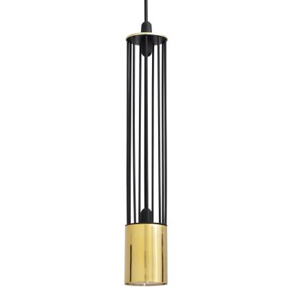 LED Hängeleuchte BARS 3xGU10/4,8W/230V schwarz/gold