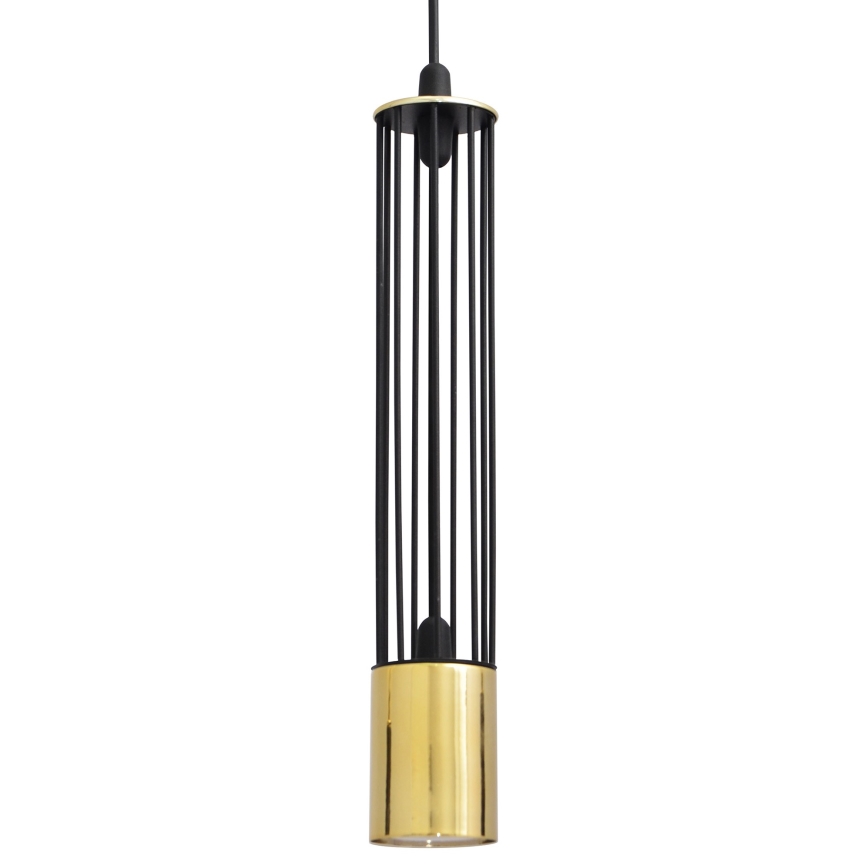 LED Hängeleuchte BARS 3xGU10/4,8W/230V schwarz/gold