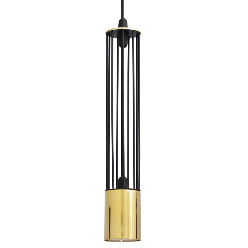 LED Hängeleuchte BARS 3xGU10/4,8W/230V schwarz/gold