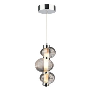 LED-Hängeleuchte BOLLA LED/12W/230V d 16 cm rauchig