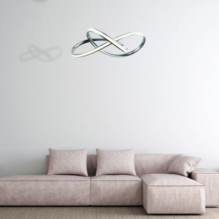 LED-Hängeleuchte CAPPIO LED/36W/230V glänzendes Chrom