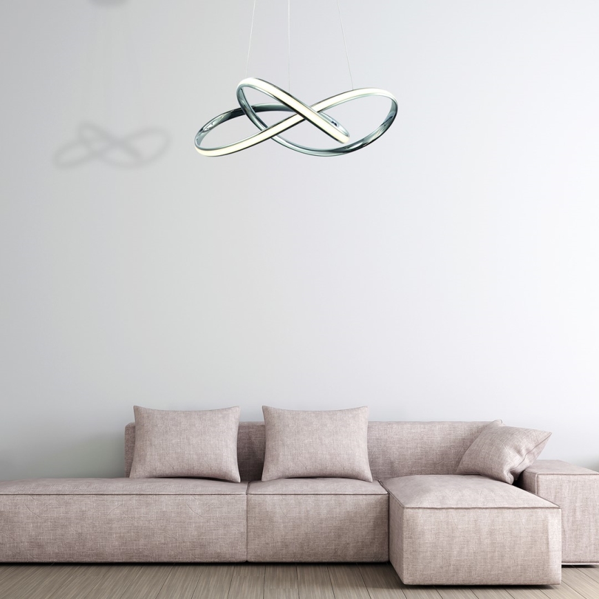 LED-Hängeleuchte CAPPIO LED/36W/230V glänzendes Chrom