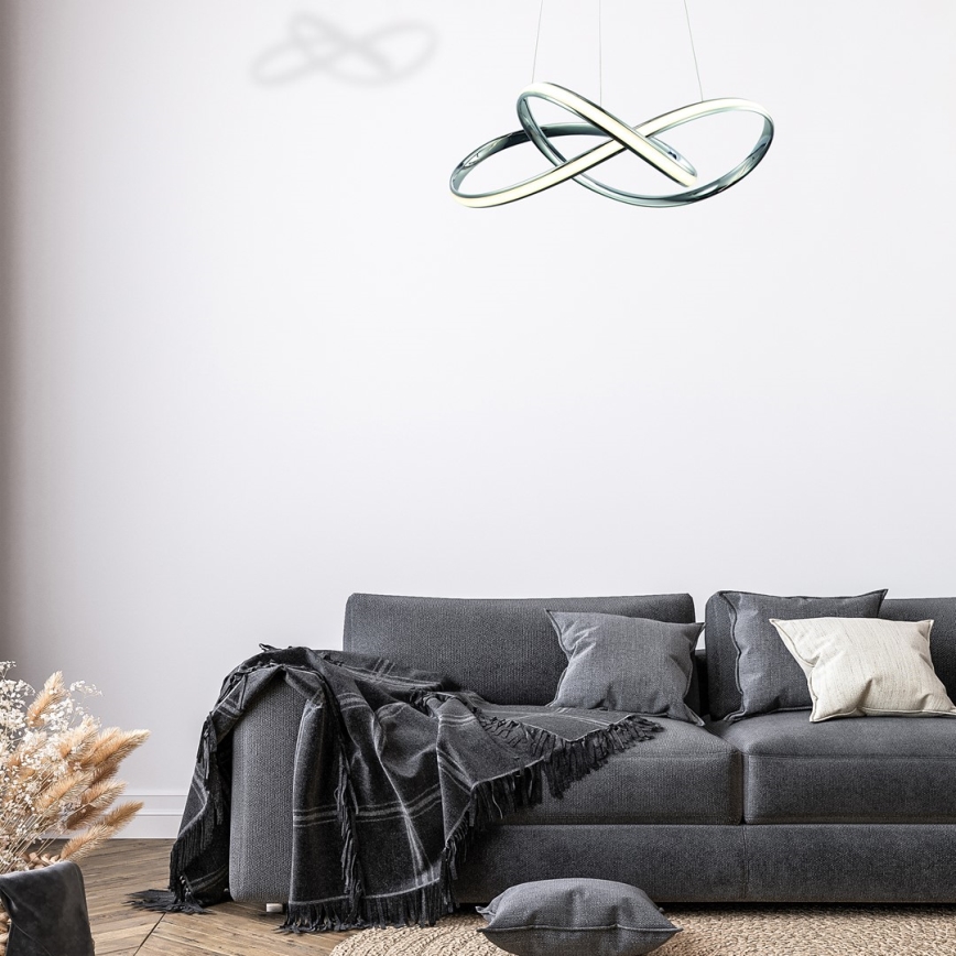 LED-Hängeleuchte CAPPIO LED/36W/230V glänzendes Chrom