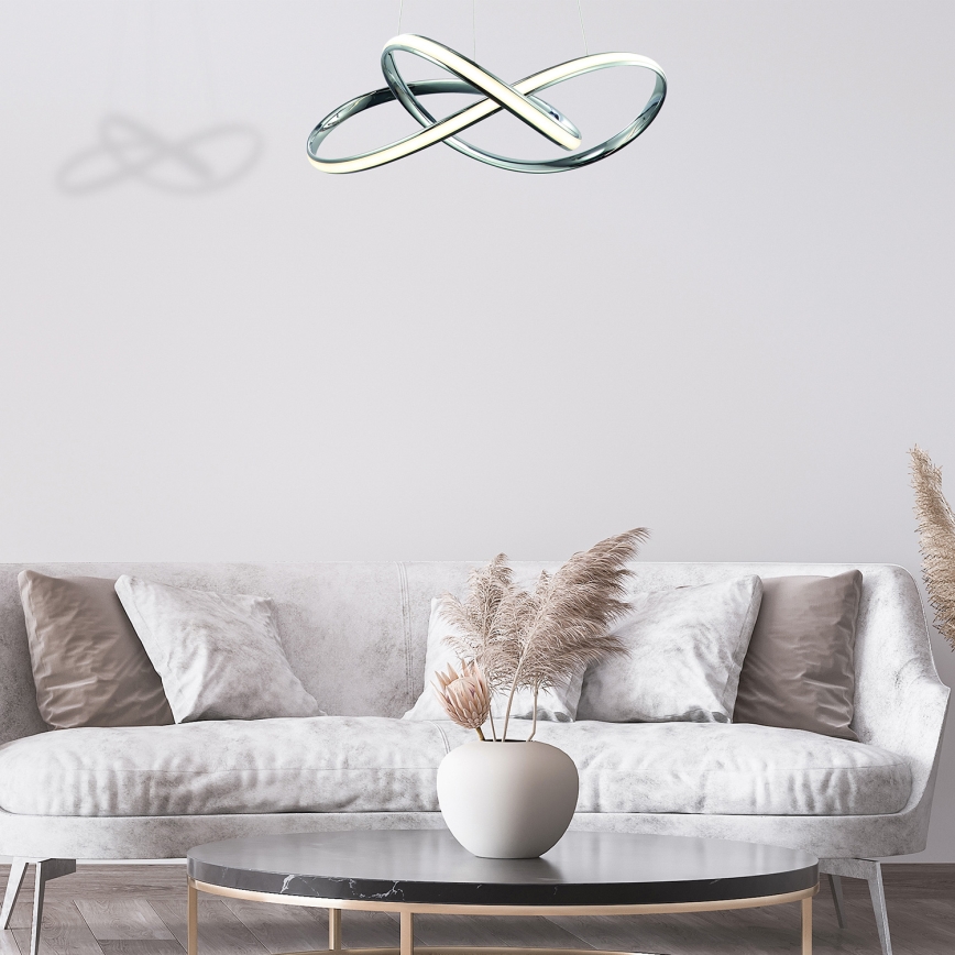 LED-Hängeleuchte CAPPIO LED/36W/230V glänzendes Chrom