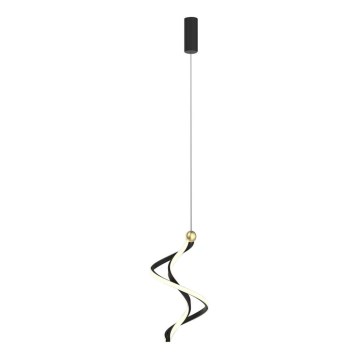 LED-Hängeleuchte COLIA LED/19W/230V schwarz/golden