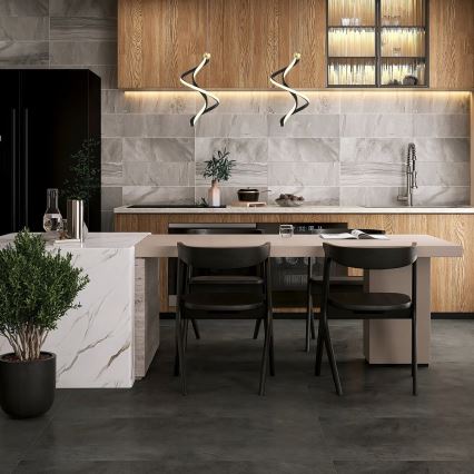 LED-Hängeleuchte COLIA LED/19W/230V schwarz/golden