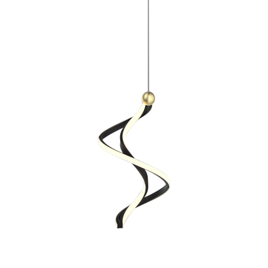 LED-Hängeleuchte COLIA LED/19W/230V schwarz/golden